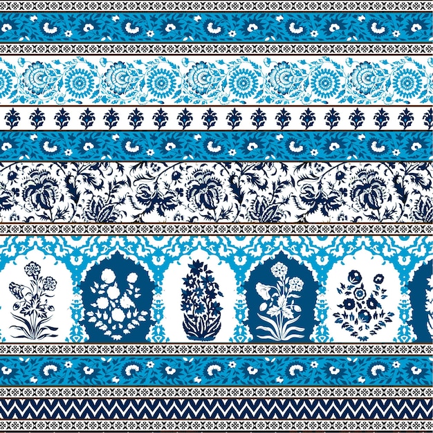 Patrones para diseños gráficos textiles.