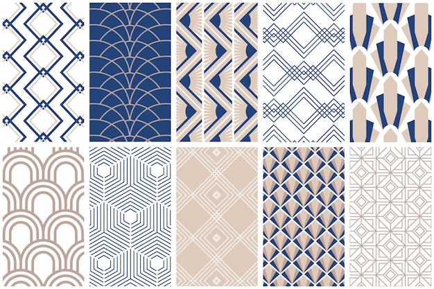 Patrones de estilo art déco