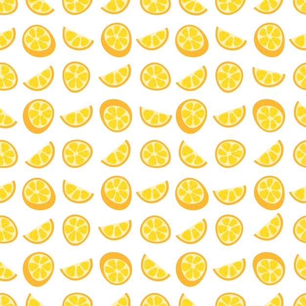 Patrones sin fisuras con cítricos naranjas