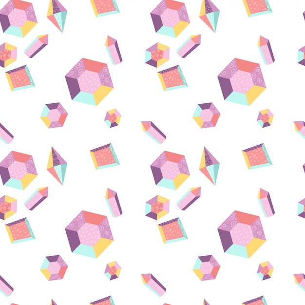 Patrones sin fisuras con cristales