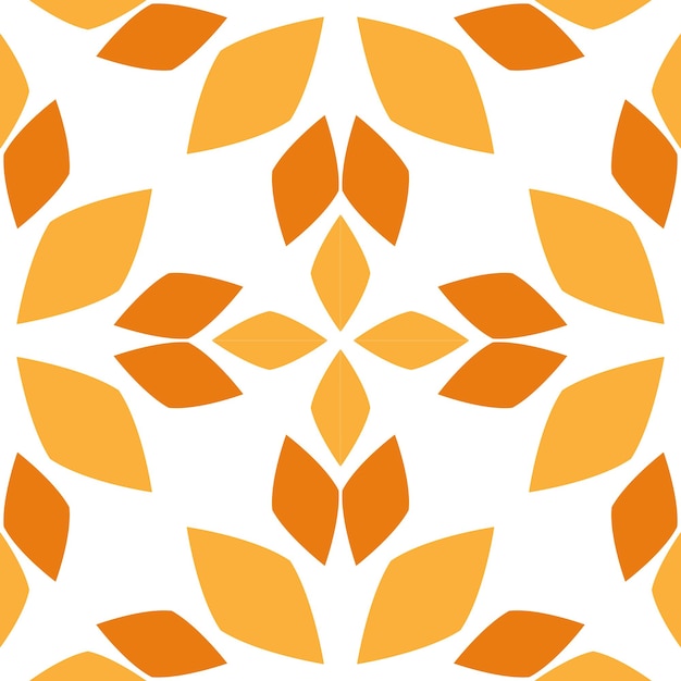 Patrones sin fisuras con flores abstractas
