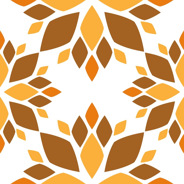 Patrones sin fisuras con flores abstractas
