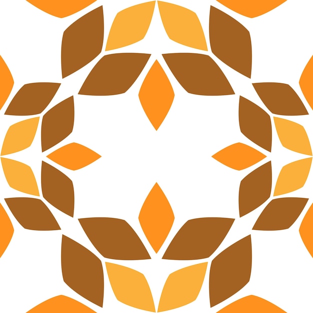 Patrones sin fisuras con flores abstractas