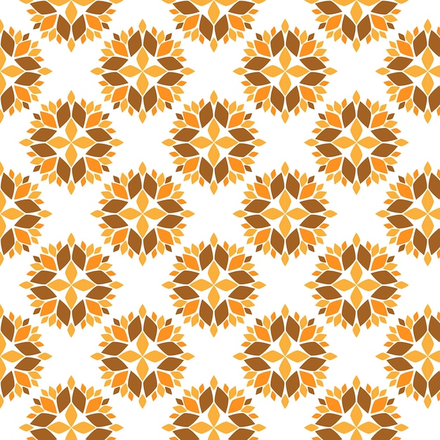Patrones sin fisuras con flores abstractas
