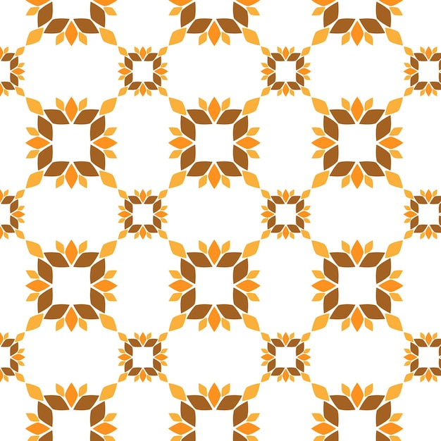 Patrones sin fisuras con flores abstractas