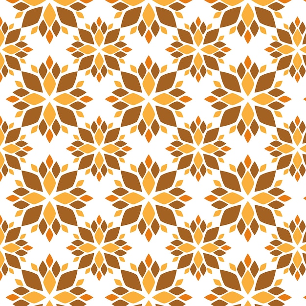 Patrones sin fisuras con flores abstractas