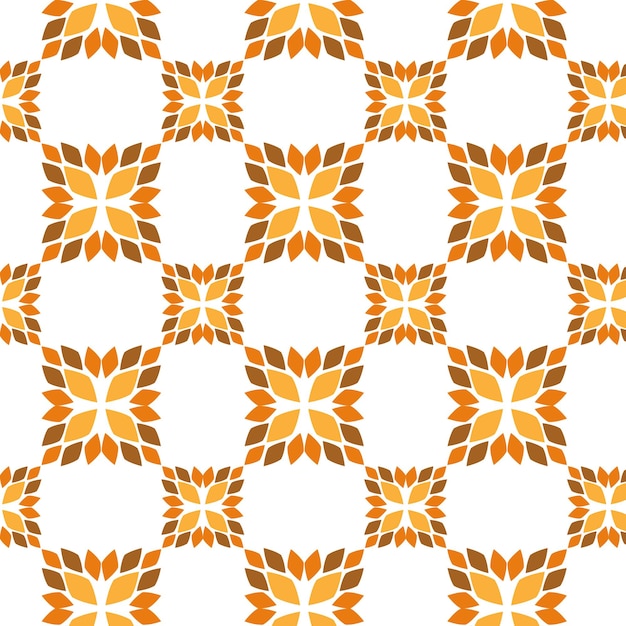 Patrones sin fisuras con flores abstractas