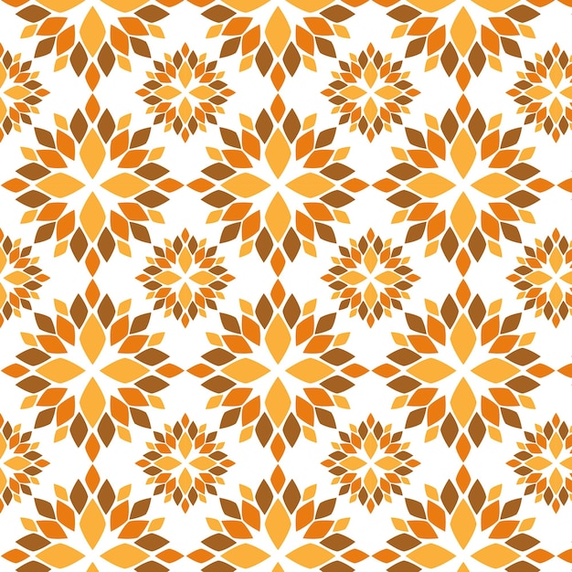 Patrones sin fisuras con flores abstractas