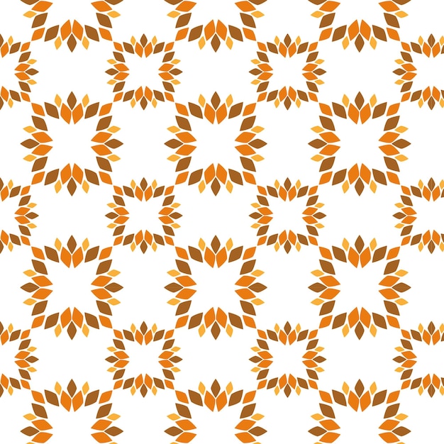 Patrones sin fisuras con flores abstractas
