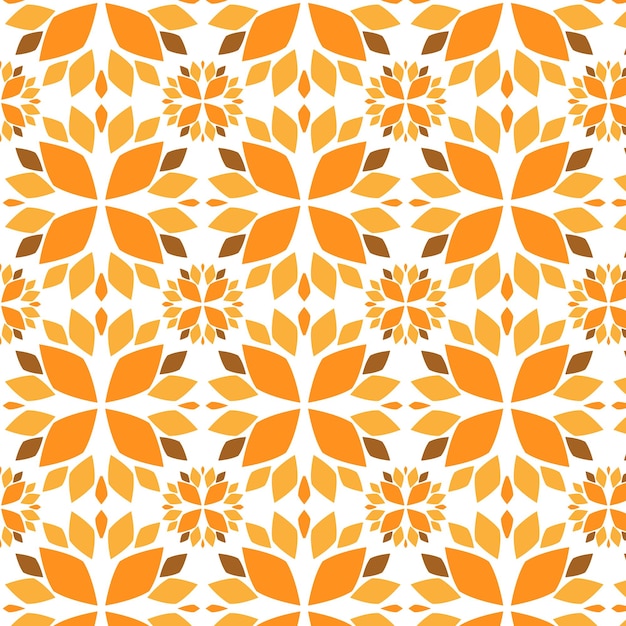 Patrones sin fisuras con flores abstractas