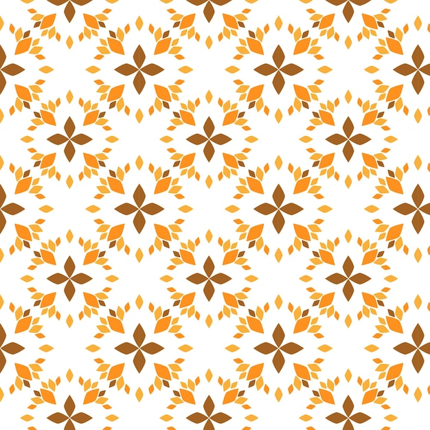 Patrones sin fisuras con flores abstractas