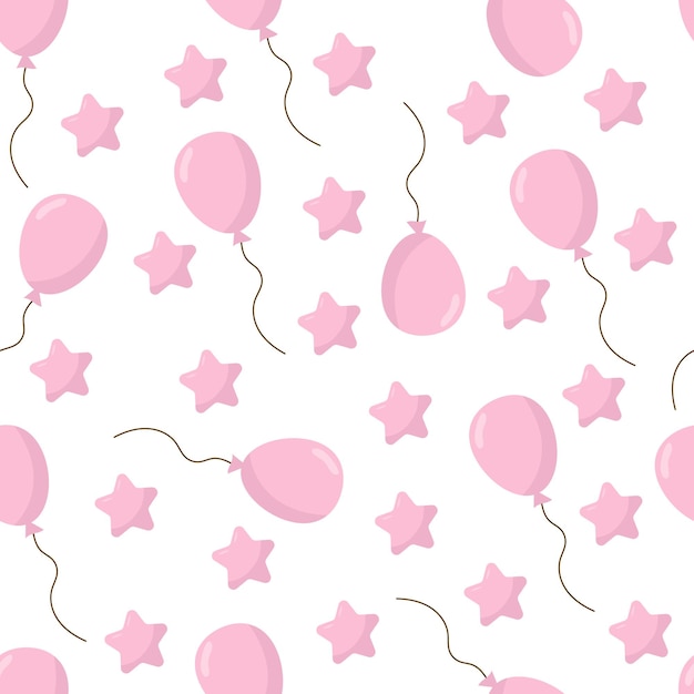 Patrones sin fisuras con globos