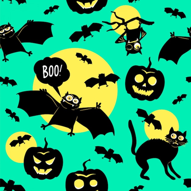 Patrones sin fisuras para Halloween