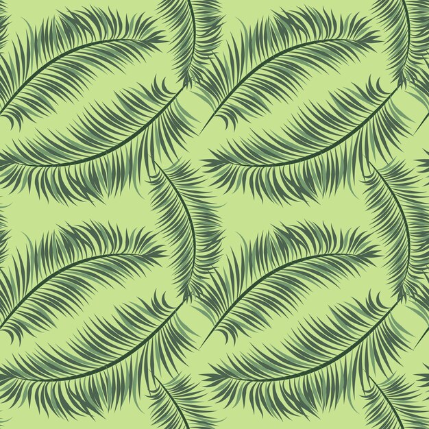 Patrones sin fisuras con hojas tropicales