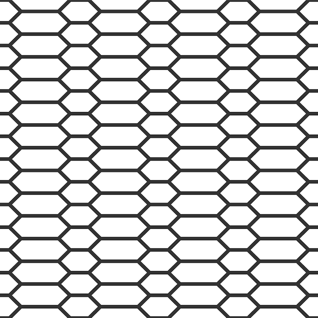 Patrones sin fisuras con línea hexagonal