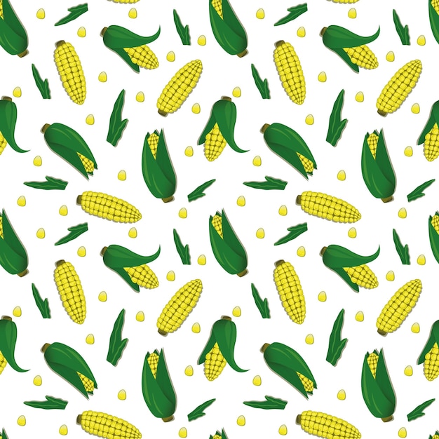 patrones sin fisuras con maíz