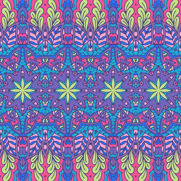 Patrones sin fisuras con mandalas decorativos. Elementos de mandala vintage