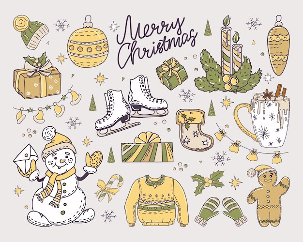 Patrones sin fisuras con temas de Navidad