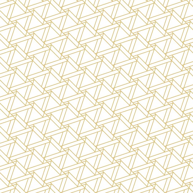 Patrones sin fisuras vector geométrico dorado