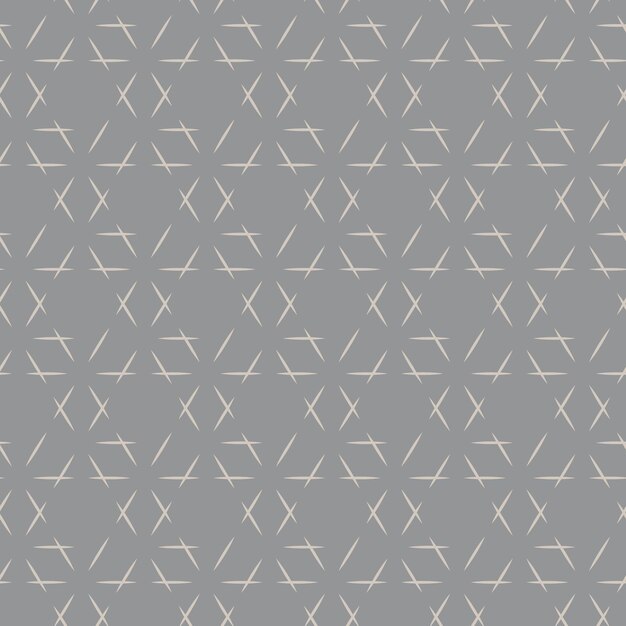Patrones sin fisuras de vector geométrico sobre un fondo gris. Ilustraciones modernas para papeles pintados, volantes, portadas, pancartas, adornos minimalistas, fondos.