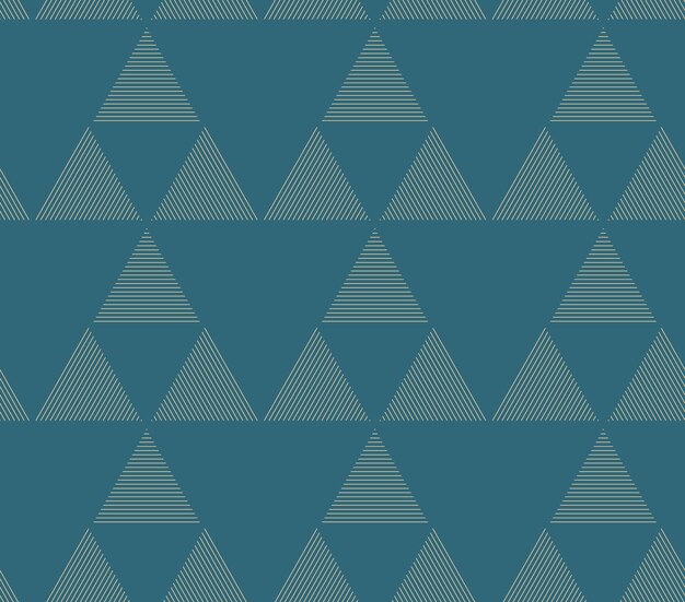 Patrones sin fisuras de vectores geométricos dorados Líneas doradas triángulos y rombos sobre un fondo verde esmeralda Ilustraciones modernas para fondos de pantalla volantes cubiertas pancartas decoraciones minimalistas
