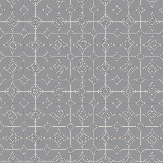 Patrones sin fisuras de vectores geométricos sobre un fondo gris Ilustraciones modernas para fondos de pantalla volantes cubiertas banners adornos minimalistas fondos