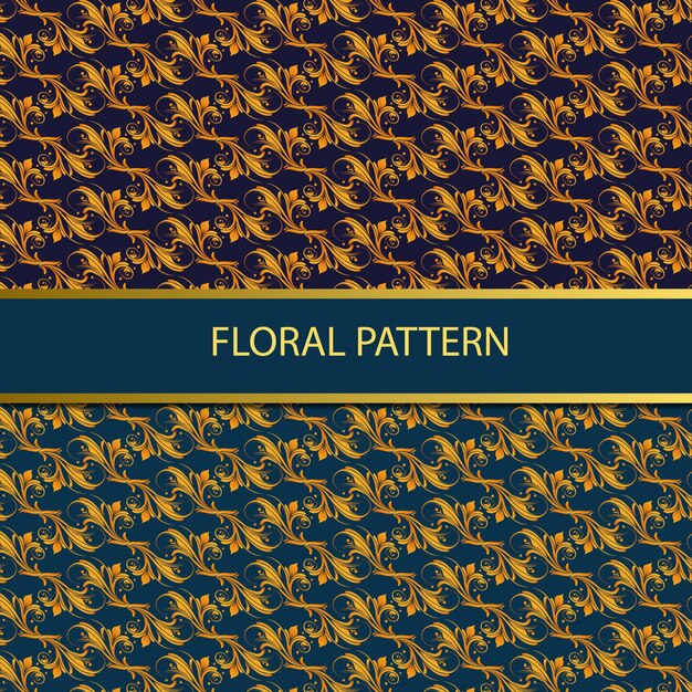 Patrones florales abstractos sin costura