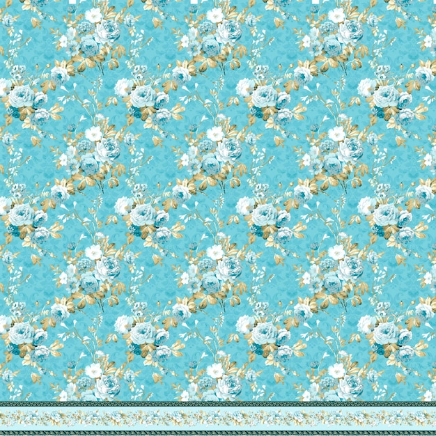 Los patrones florales diseñan los patrones textiles