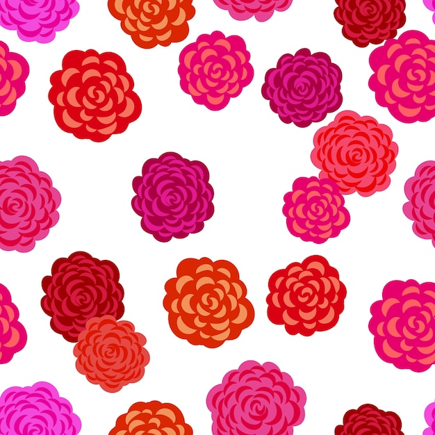Patrones florales sin fisuras Diseño vectorial para decoración interior de tela de cubierta de papel y otros usuarios