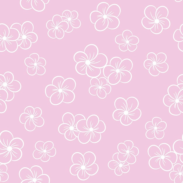 Patrones florales sin fisuras Diseño vectorial para la decoración interior de tela de cubierta de papel