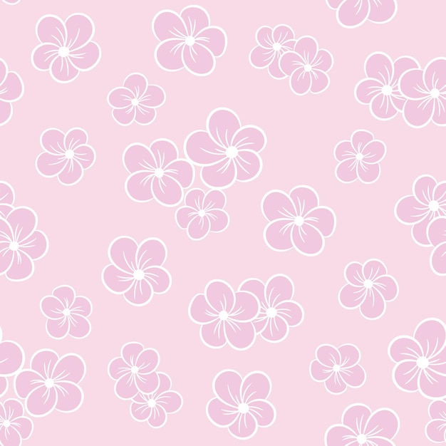 Patrones florales sin fisuras Diseño vectorial para la decoración interior de tela de cubierta de papel