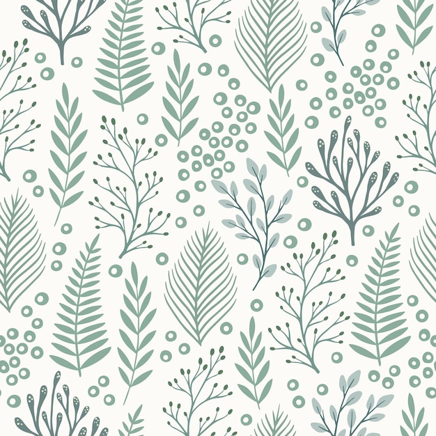 Patrones florales sin fisuras Diseño vectorial para la decoración interior de tela de cubierta de papel
