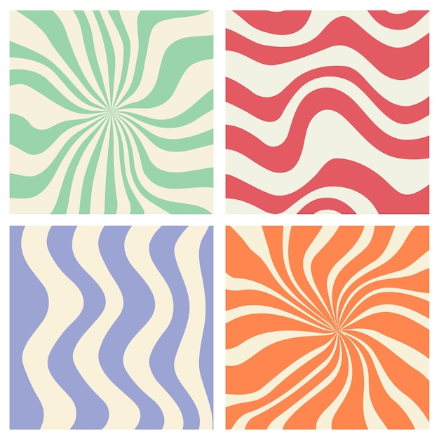 Patrones flotantes Carteles geométricos de forma y patrón simples Estilo abstracto