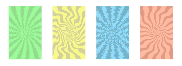 Vector patrones flotantes carteles geométricos de forma y patrón simples estilo abstracto