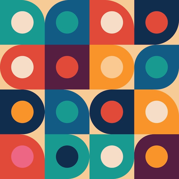 Patrones geométricos abstractos sin costuras y diseños modernos repetitivos para textiles