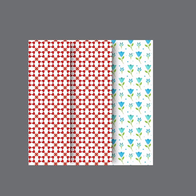 Patrones geométricos sin costuras vectoriales Conjunto de tendencias de fondos abstractos, elegantes y coloridos con un mínimo