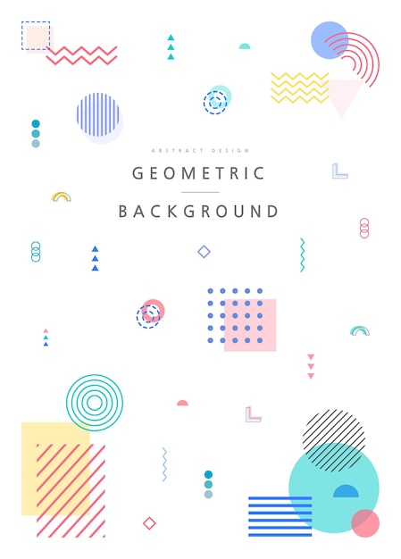 Patrones geométricos. Ilustración.