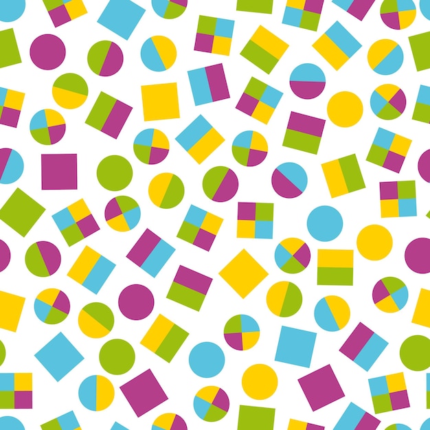 Patrones geométricos primitivos sin fisuras para tejidos y postales. Fondo de color moderno de los hipsters de moda. Tarjeta de memphis de elementos geométricos de moda. Ilustración vectorial