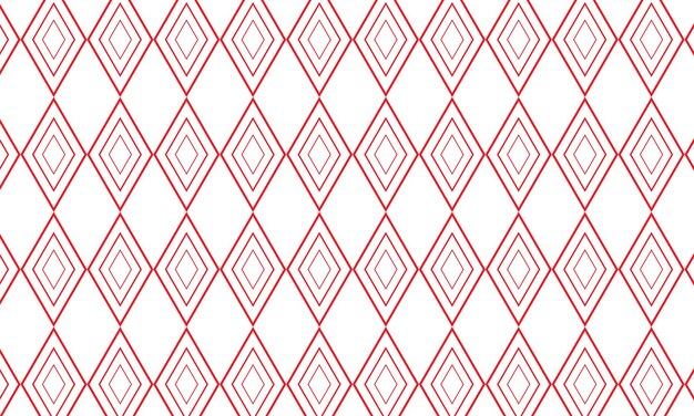 patrones geométricos rojos y blancos sobre un fondo blanco