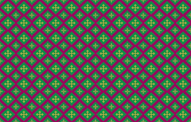 Patrones geométricos y tribales abstractos Diseño de uso patrones de tela local geométrico Vector