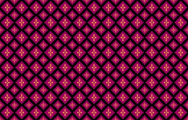Patrones geométricos y tribales abstractos Uso para escribir o modelar en seda Vector geométrico