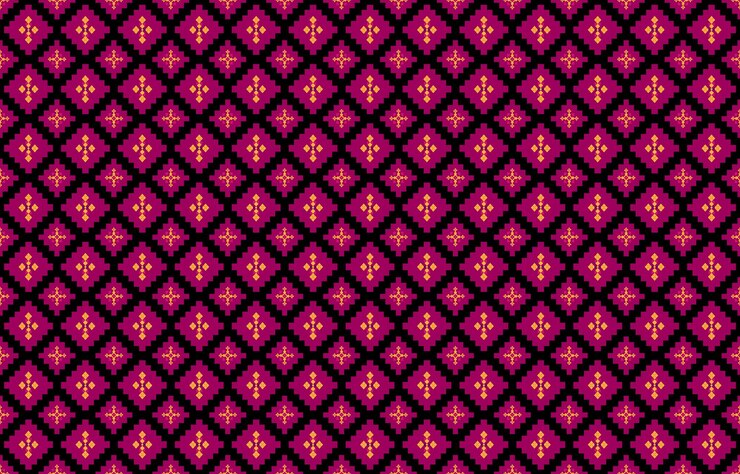 Patrones geométricos y tribales abstractos Uso para escribir o modelar en seda Vector geométrico
