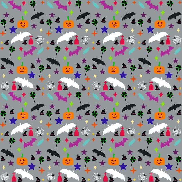 Patrones de halloween continuos