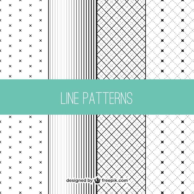 Vector patrones de línea