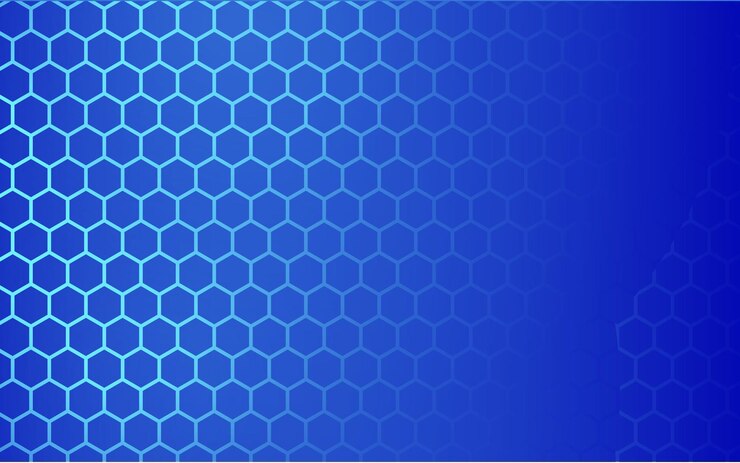 patrones de malla de panal hexagonal de color con espacio de texto