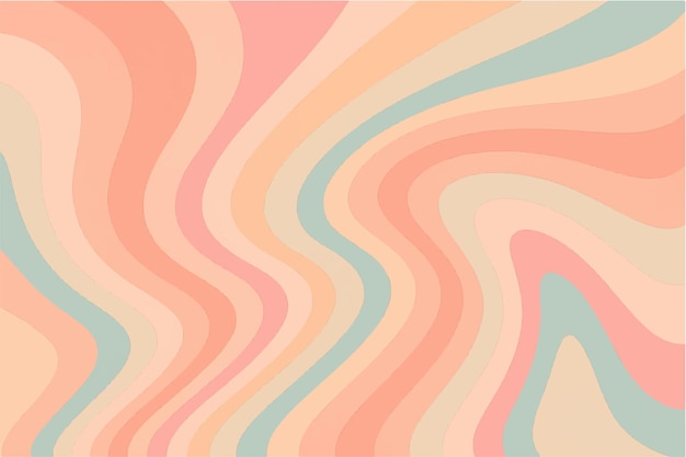Patrones ondulados coloridos y abstractos Diseños modernos y retro