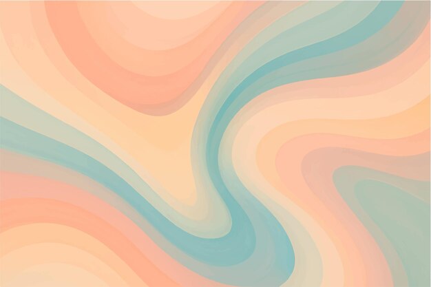 Patrones ondulados coloridos y abstractos Diseños modernos y retro