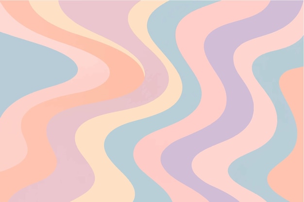 Patrones ondulados coloridos y abstractos Diseños modernos y retro
