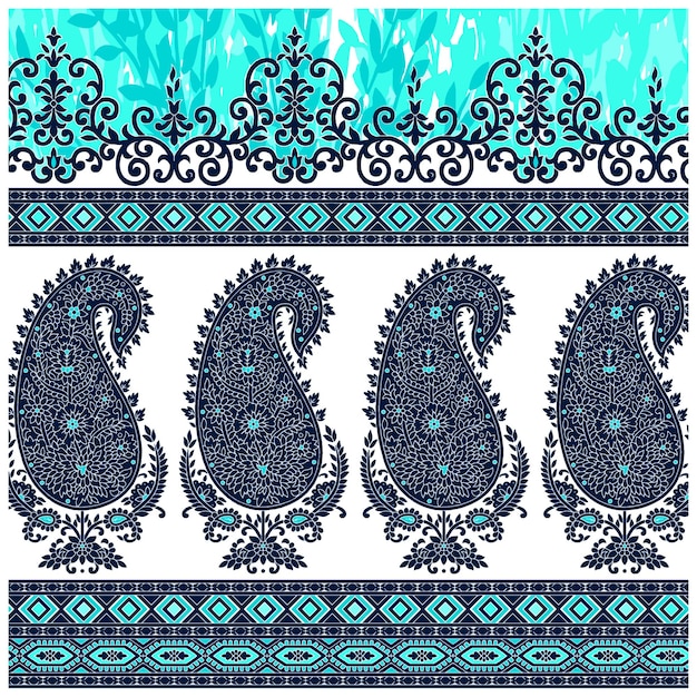 Patrones para patrones gráficos de telas textiles