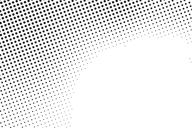 Patrones de puntos de gradiente de medio tono negro de fondo Texturas de ruido de puntos abstractos
